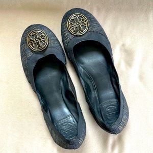 Tory Burch Classic Ballet Flat, Unique Pattern. Size 7.5.